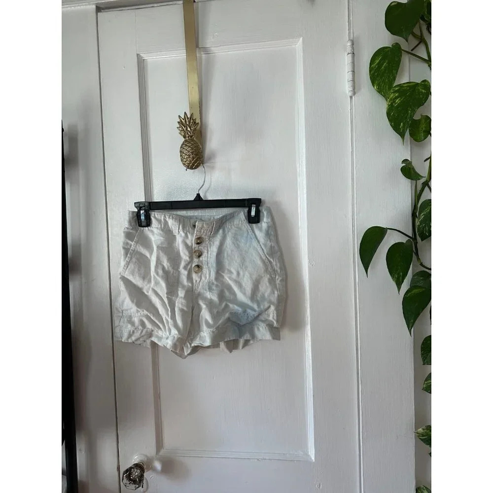 Loft Women’s size 00 blue and white dyed shorts